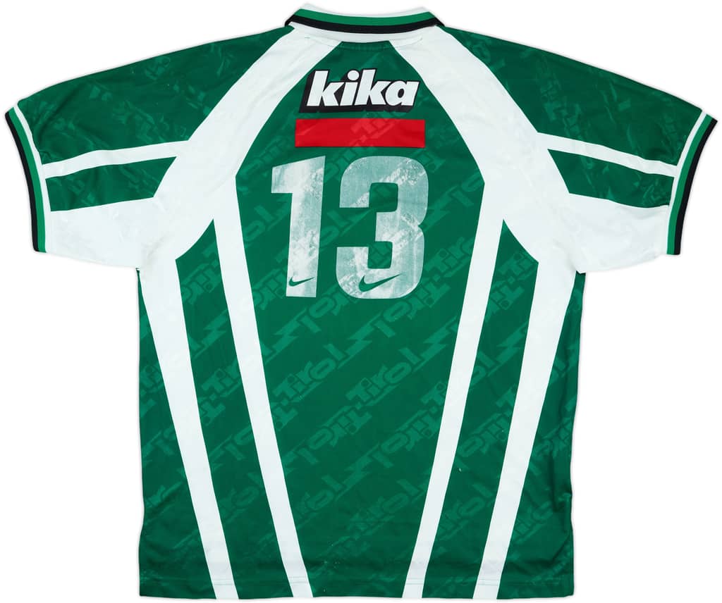 1996-97 Tirol Innsbruck Match Issue Away Shirt #13