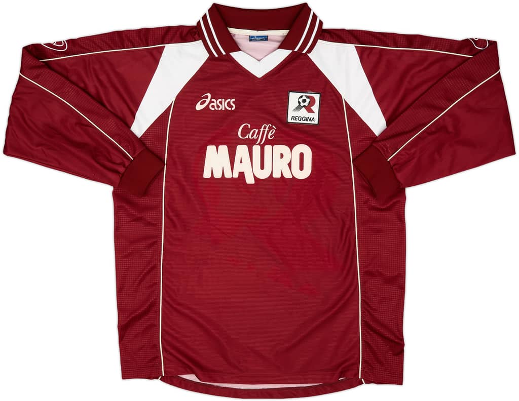 2000-01 Reggina Home L/S Shirt - 8/10 - (XL)
