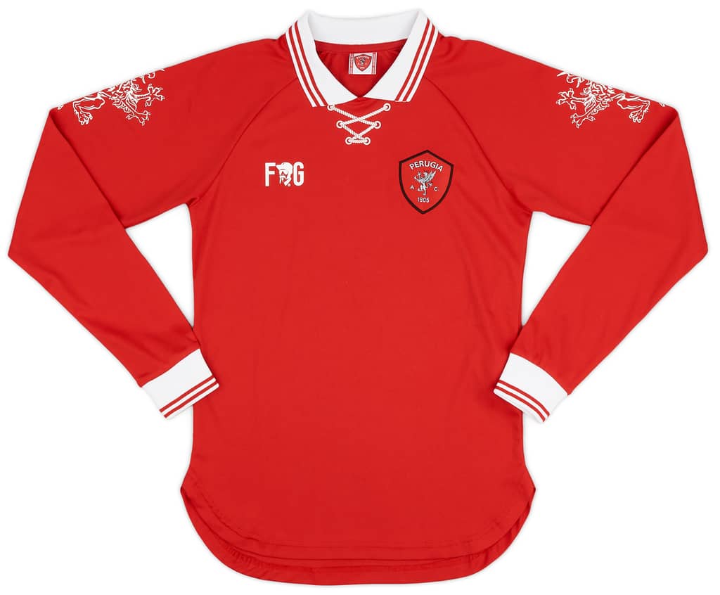 2014-15 Perugia Home L/S Shirt - 9/10 - (XS)