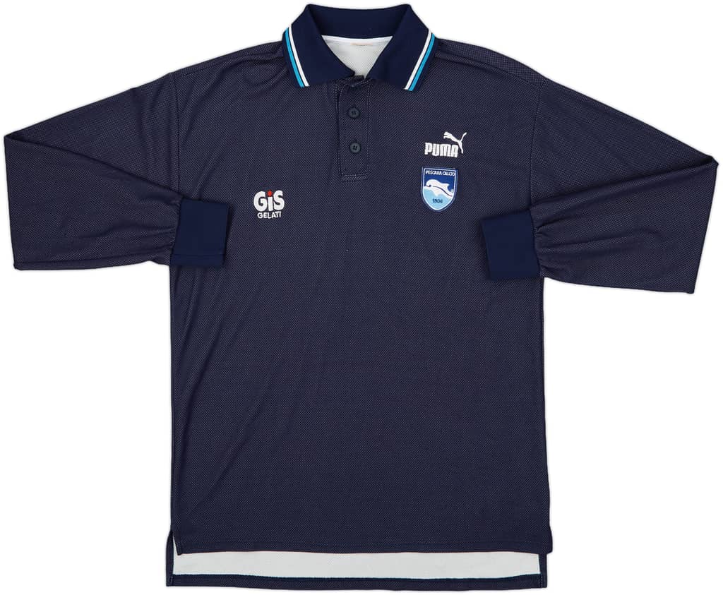 1997-98 Pescara Puma Polo L/S Shirt - 8/10 - (L)