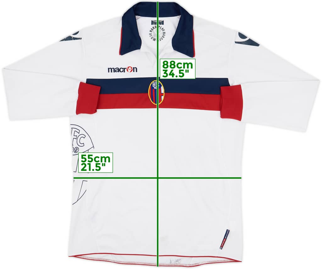 2010-11 Bologna Away L/S Shirt - 7/10 - (XXL)
