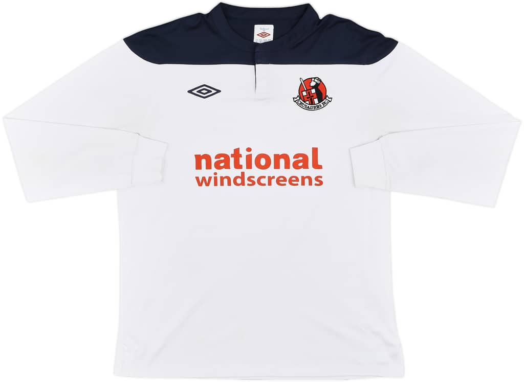 2012-13 Crusaders Away L/S Shirt - 6/10 - (M)