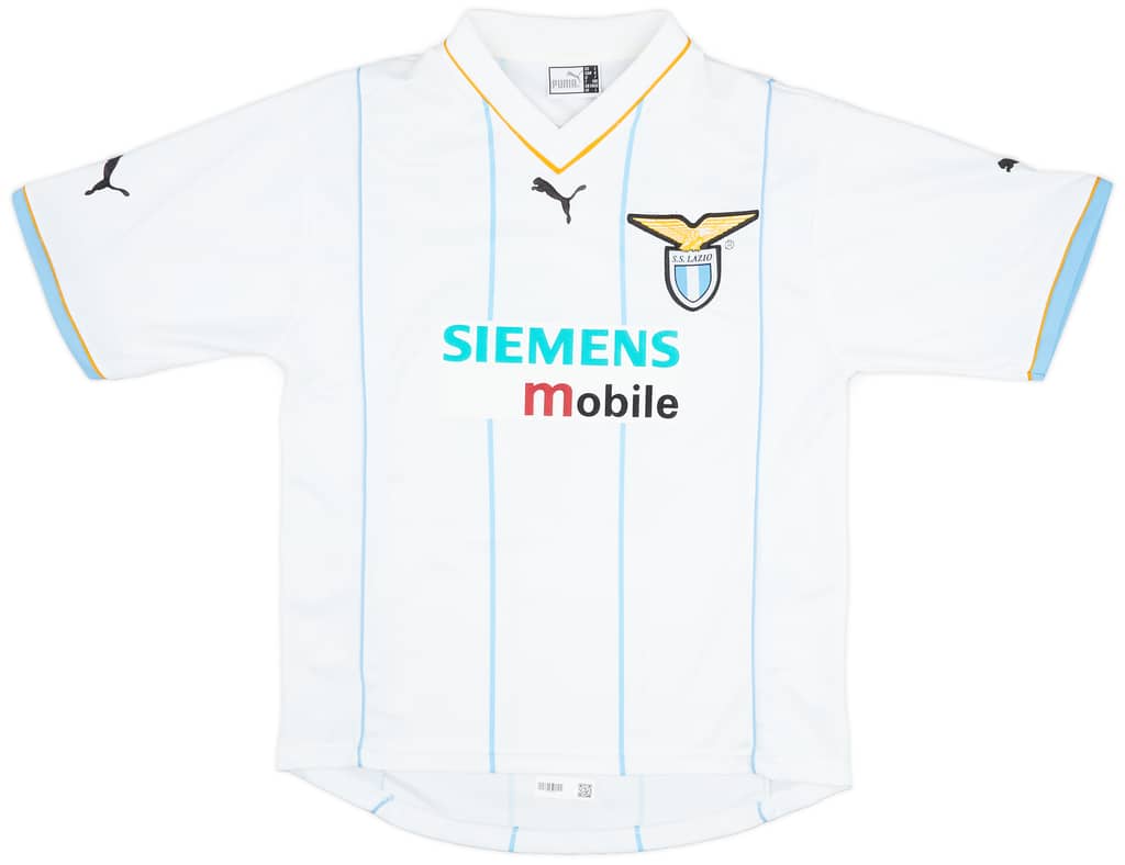 2001-02 Lazio European Home Shirt Crespo #10 - 9/10 - (S)