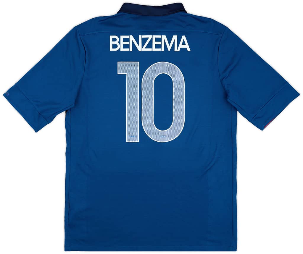 2011-12 France Home Shirt Benzema #10 - 6/10 - (S)