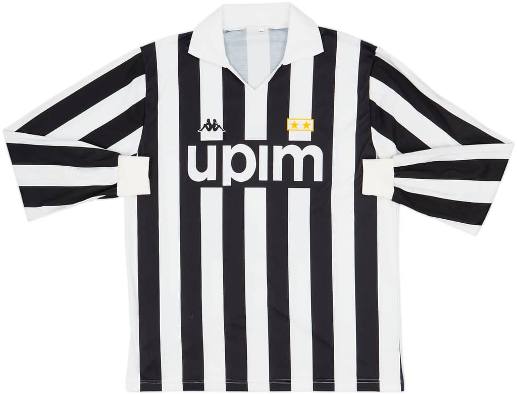 1989-90 Juventus Basic Home Shirt #7 - 5/10 - (XL)