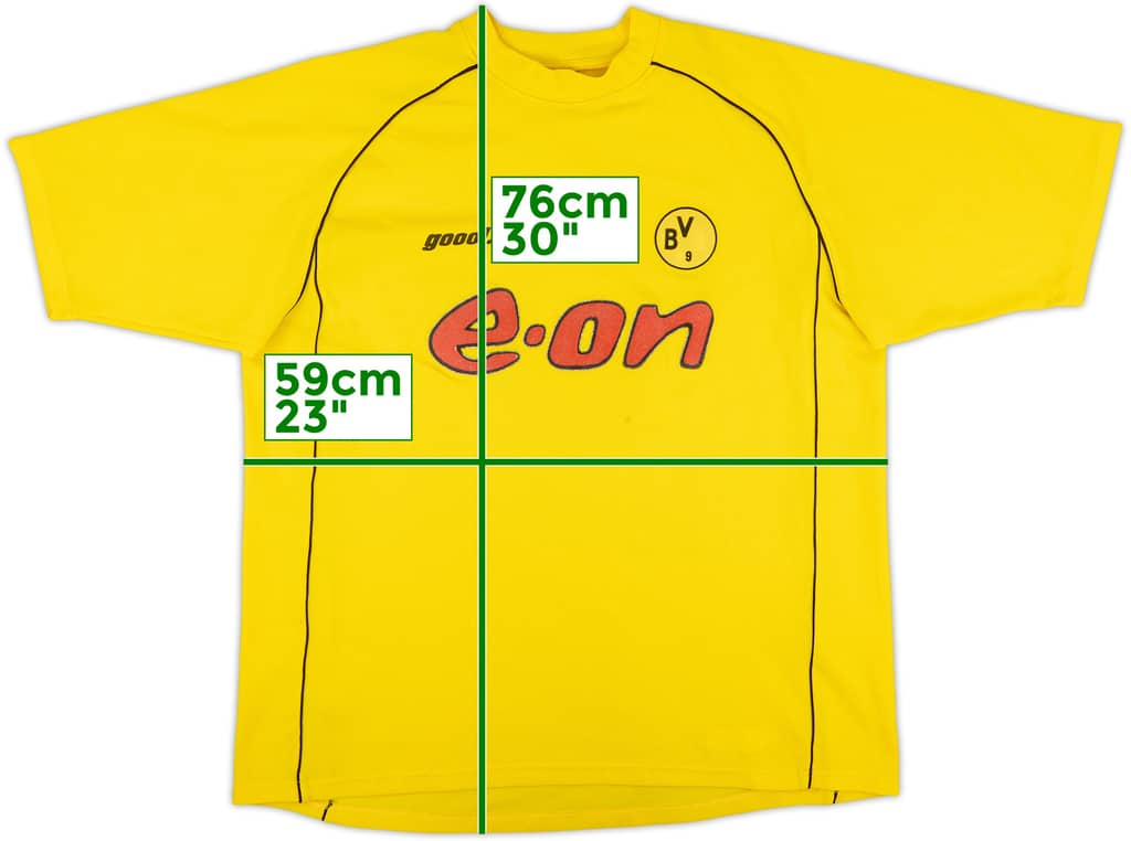 2001-02 Borussia Dortmund European Home Shirt - 4/10 - (L)