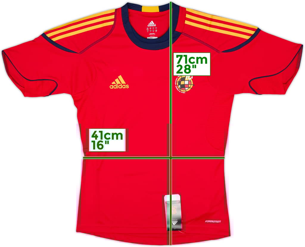 2010-11 Spain adidas Formotion Training Shirt (S)
