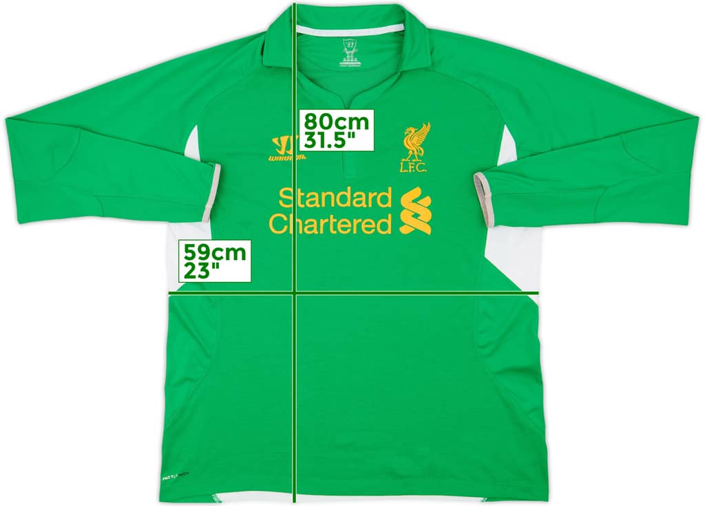2013-14 Liverpool GK Shirt - 6/10 - (XL)