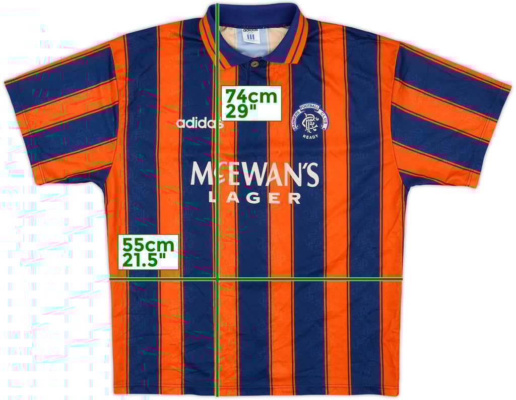 1993-94 Rangers Away Shirt - 8/10 - (L)