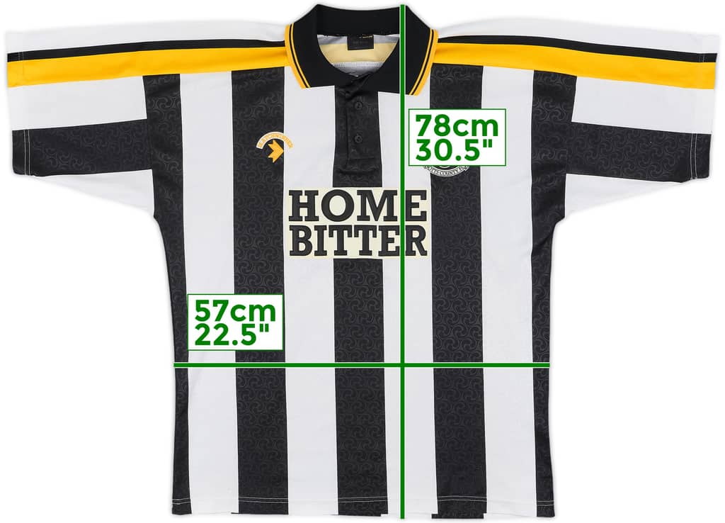 1991-93 Notts County Home Shirt - 7/10 - (L)
