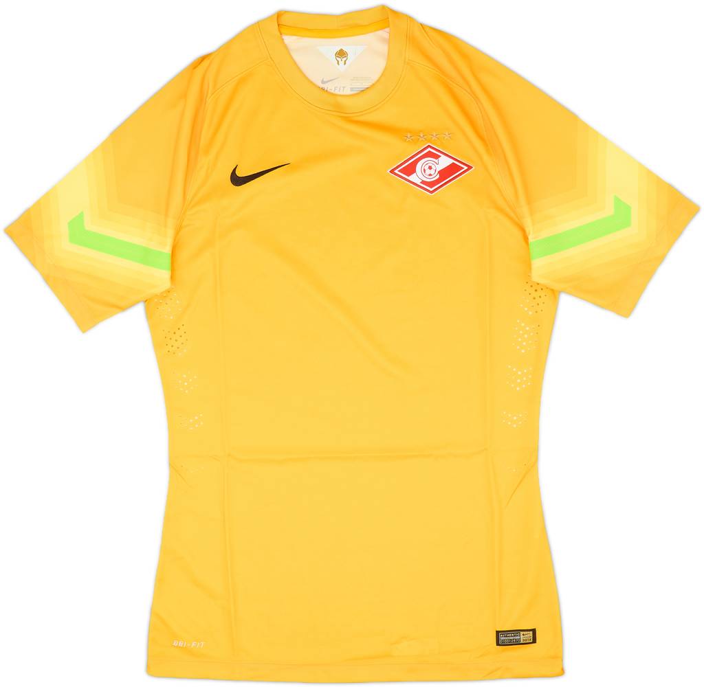 2014-15 Spartak Moscow Authentic GK S/S Shirt - 9/10 - (M)