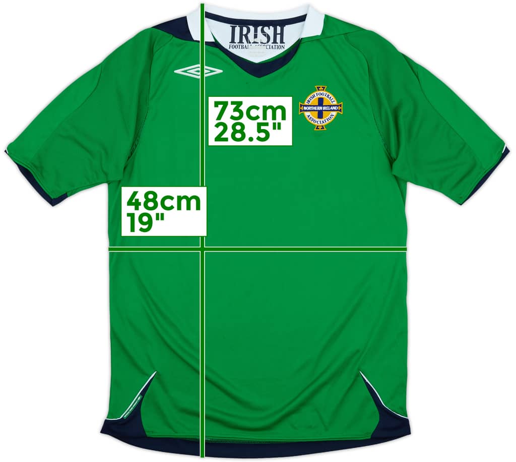 2006-08 Northern Ireland Home Shirt - 7/10 - (S)
