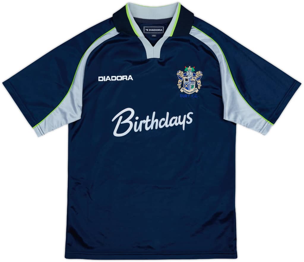 1999-00 Bury Away Shirt - 10/10 - (L.Boys)
