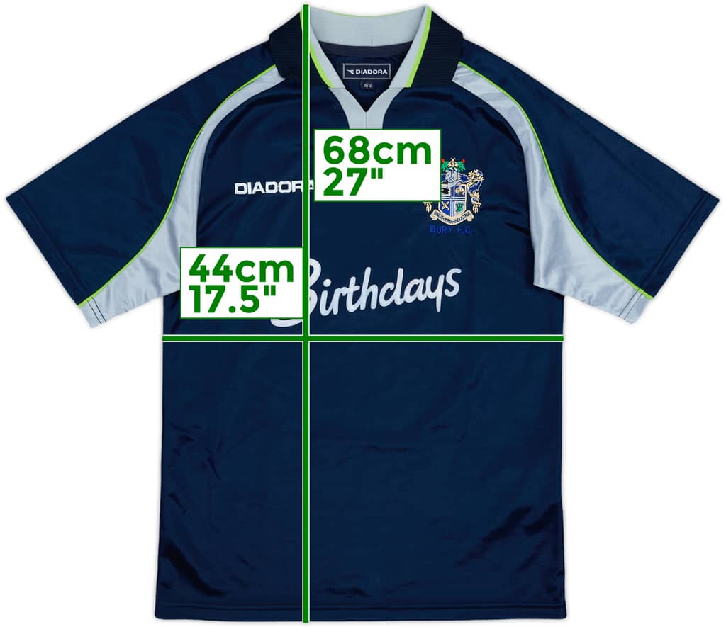 1999-00 Bury Away Shirt - 10/10 - (L.Boys)