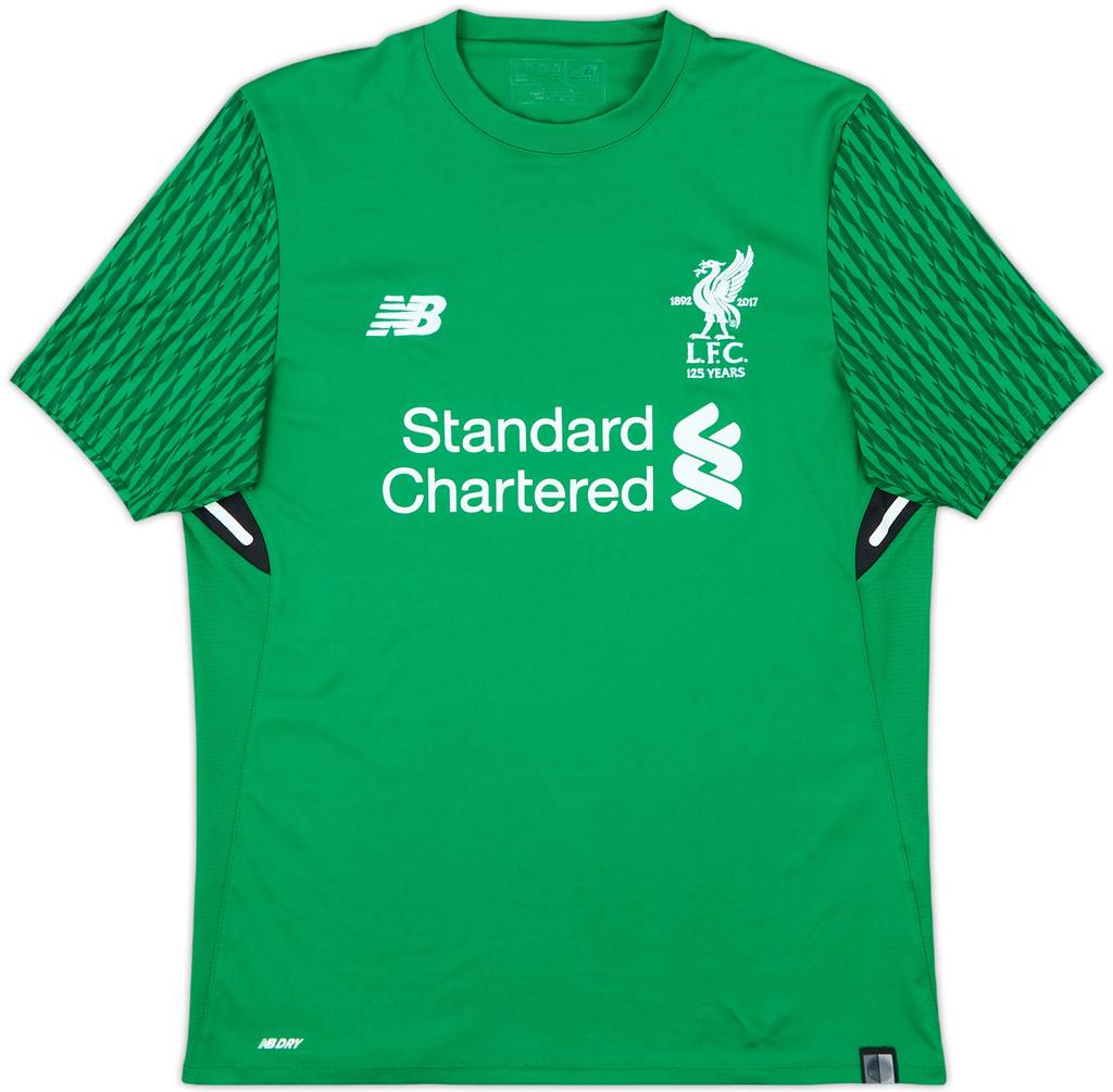 2017-18 Liverpool '125 Years' GK Shirt - 8/10 - (XL.Boys)