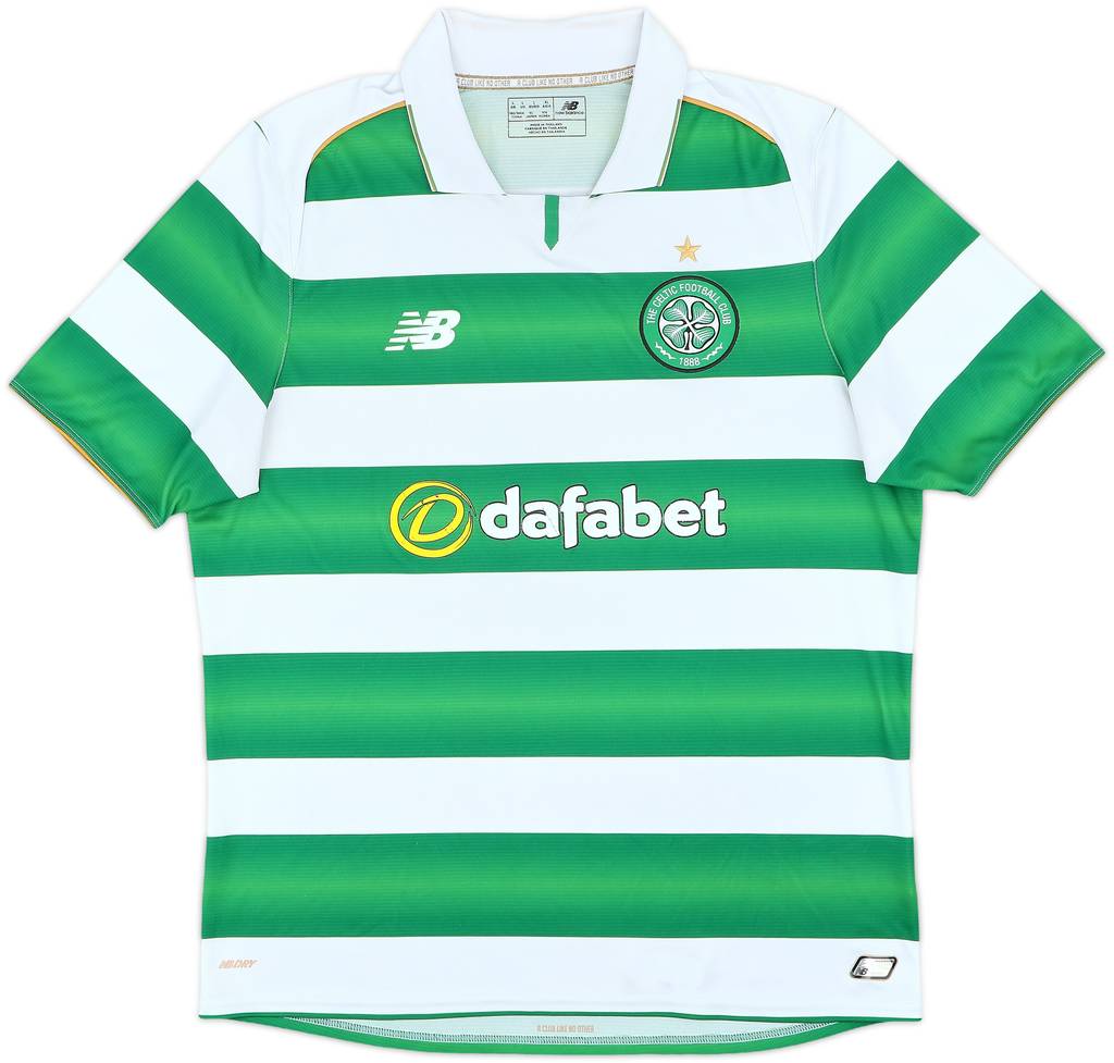 2016-17 Celtic Home Shirt - 6/10 - (L)