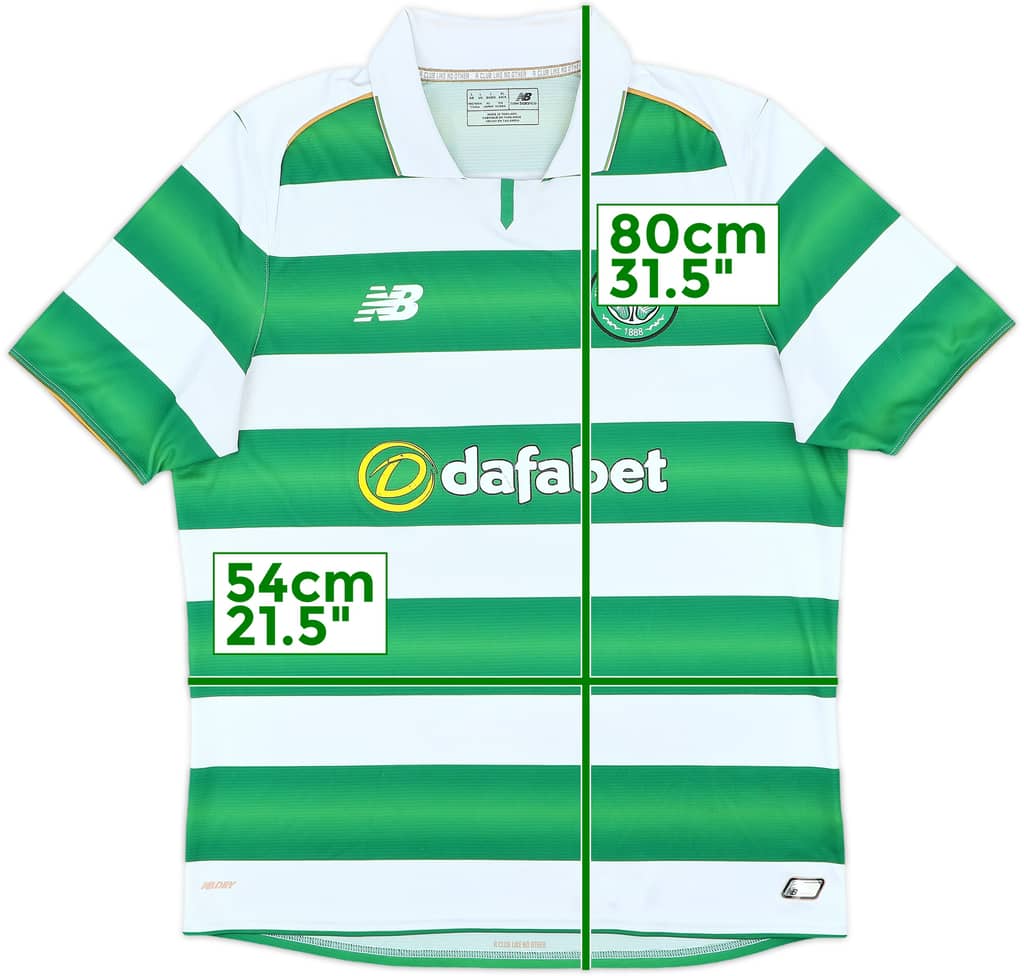 2016-17 Celtic Home Shirt - 6/10 - (L)