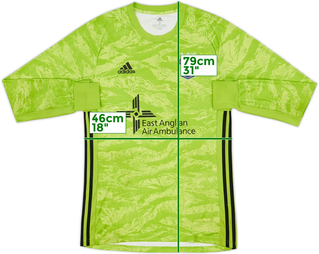 2018-19 Ipswich GK Shirt - 10/10 - (S)