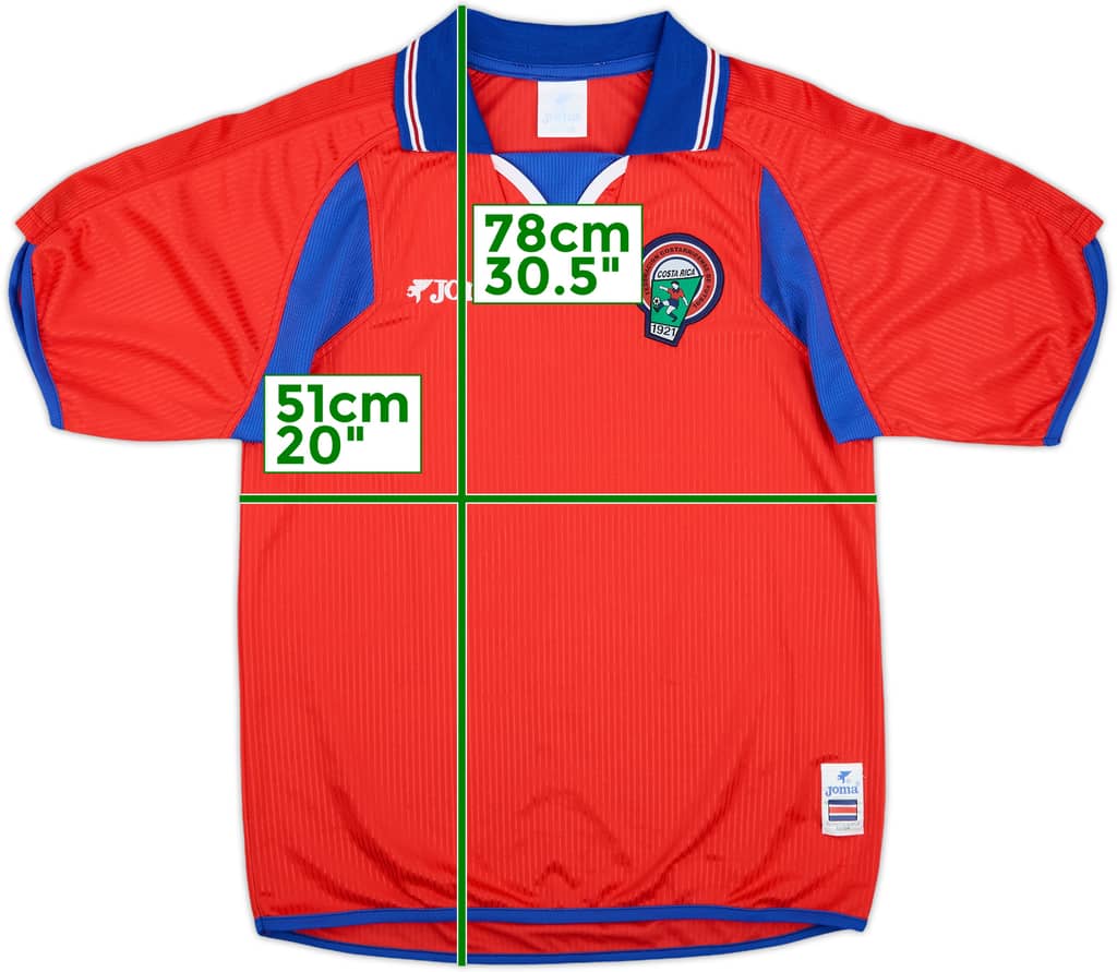 2000 Costa Rica Home Shirt - 8/10 - (S)