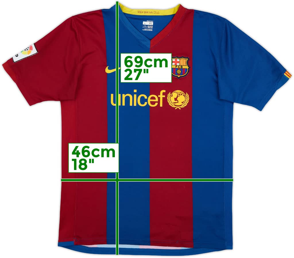 2006-07 Barcelona Home Shirt - 7/10 - (XL.Boys)