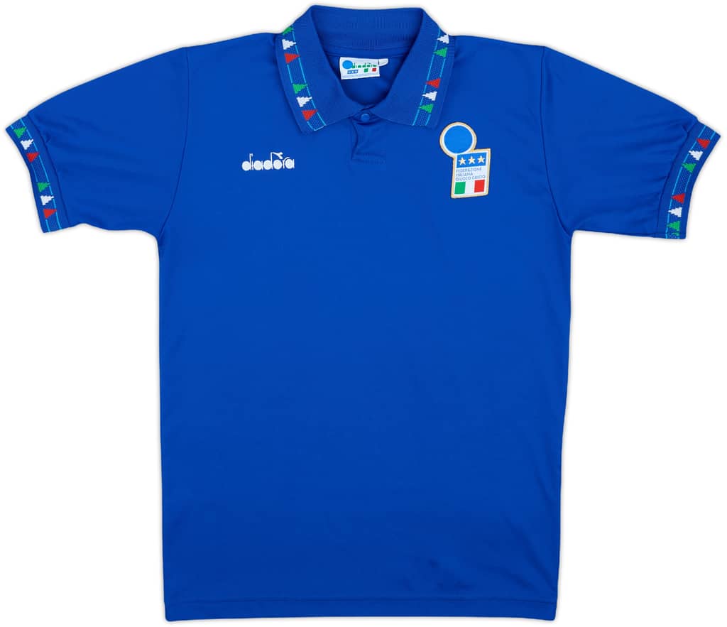 1992-93 Italy Home Shirt - 10/10 - (M.Boys)