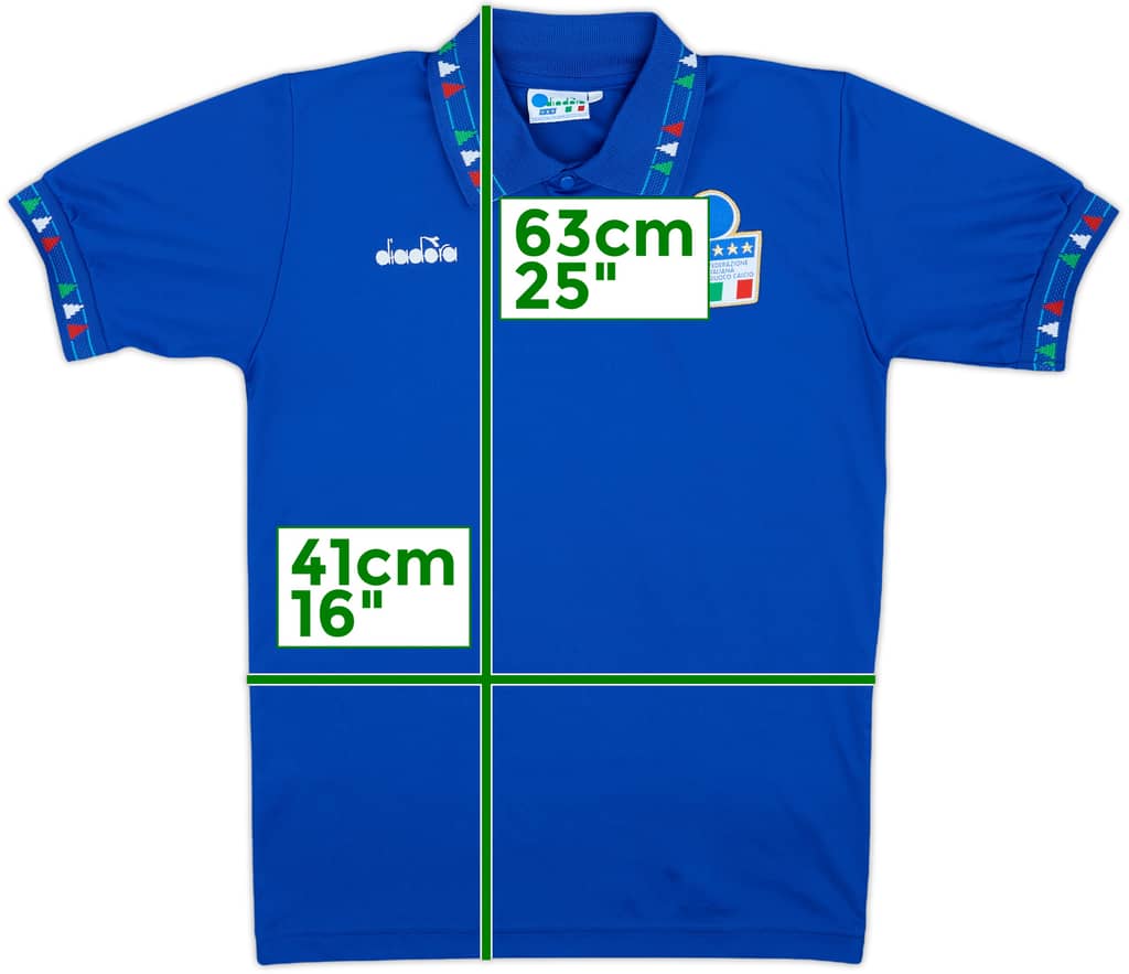 1992-93 Italy Home Shirt - 10/10 - (M.Boys)