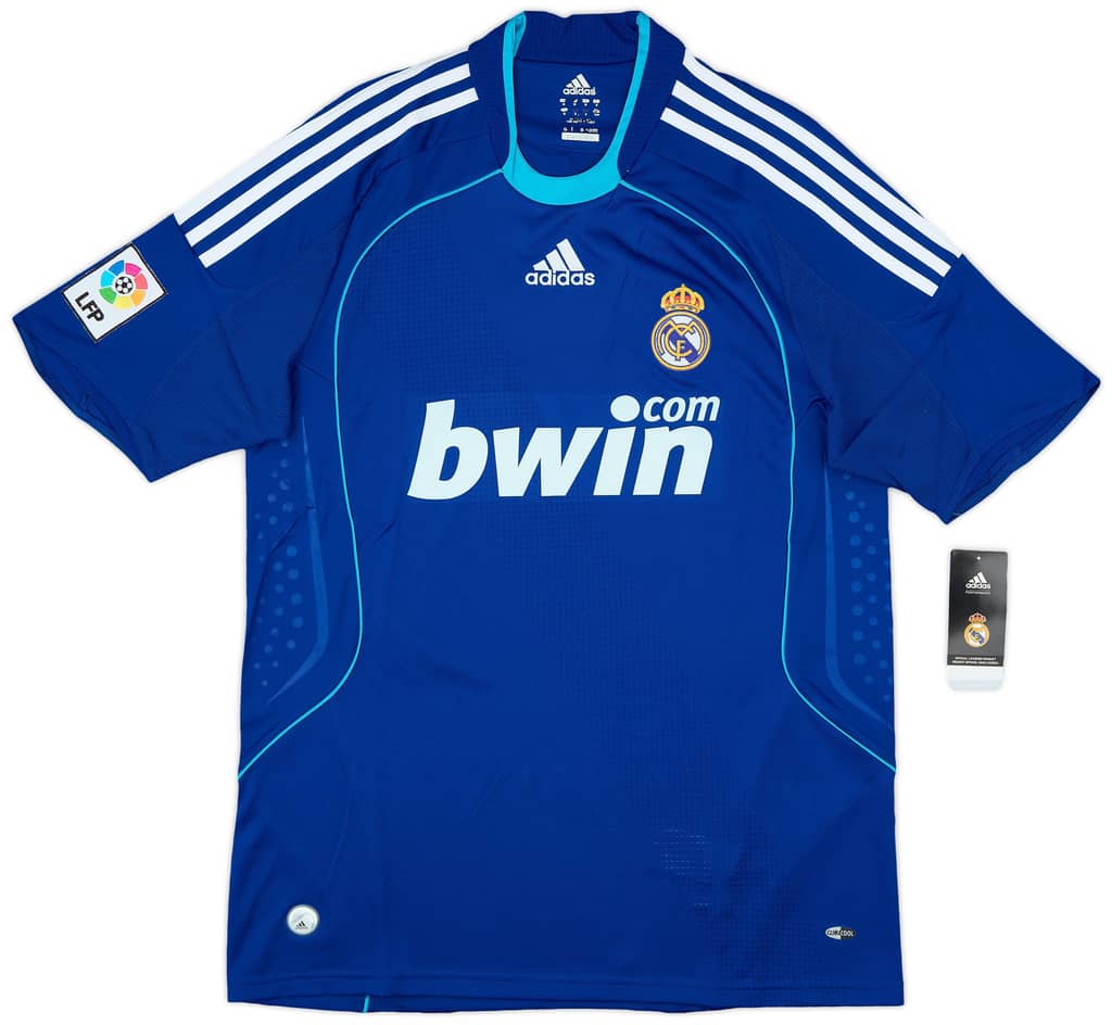 2008-09 Real Madrid Away Shirt Raul #7 (S)