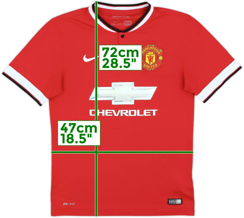 2014-15 Manchester United Home Shirt - 4/10 - (S)