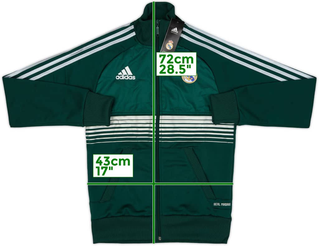 2012-13 Real Madrid adidas Track Jacket (XS)