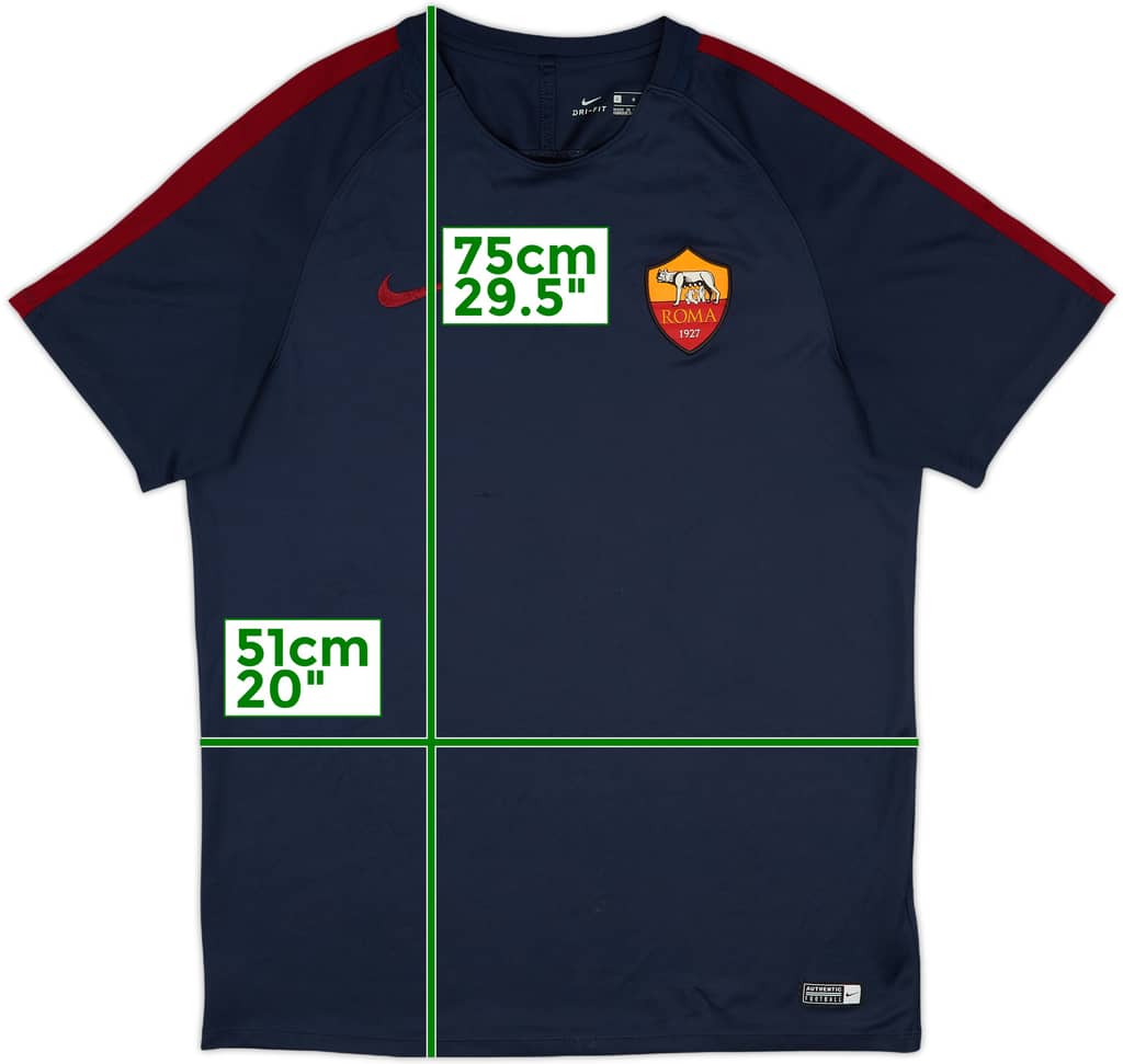 2016-17 Roma Nike Training Shirt - 9/10 - (L)