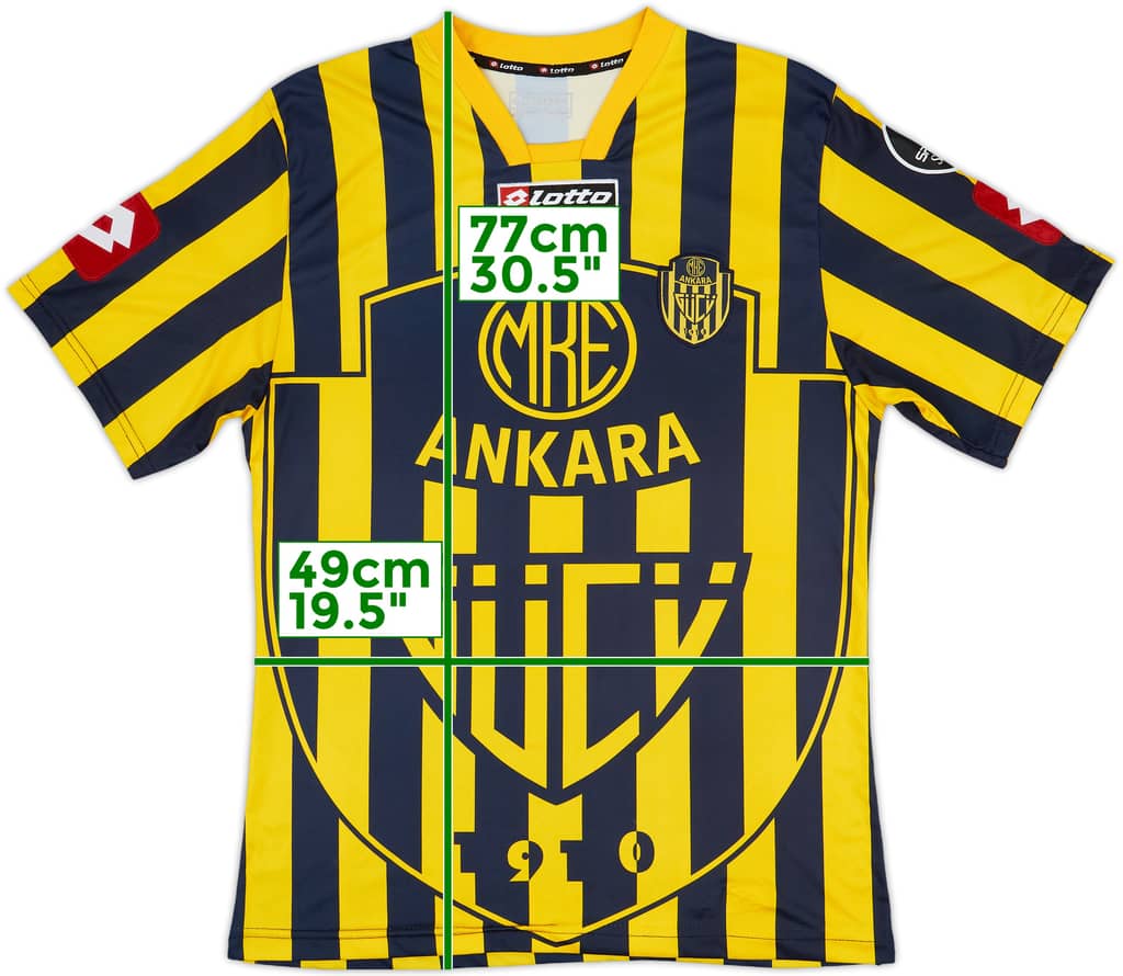 2011-12 MKE Ankaragucu Home Shirt - 6/10 - (XL)
