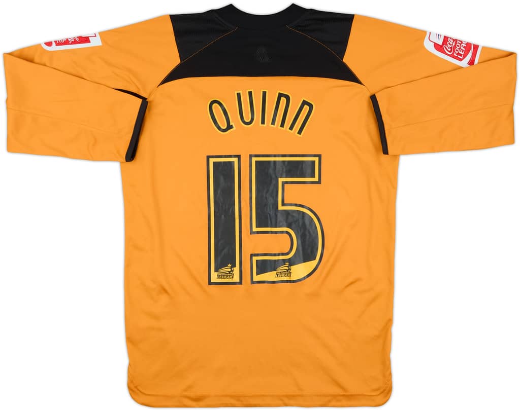 2004-06 Wolves Home L/S Shirt Quinn #15 - 8/10 - (S)
