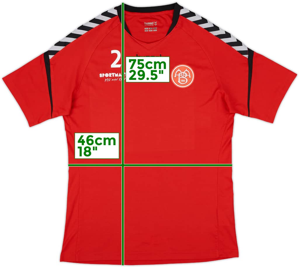 2007-08 Aalborg Player Issue Hummel Training Shirt #2 - 6/10 - (M)