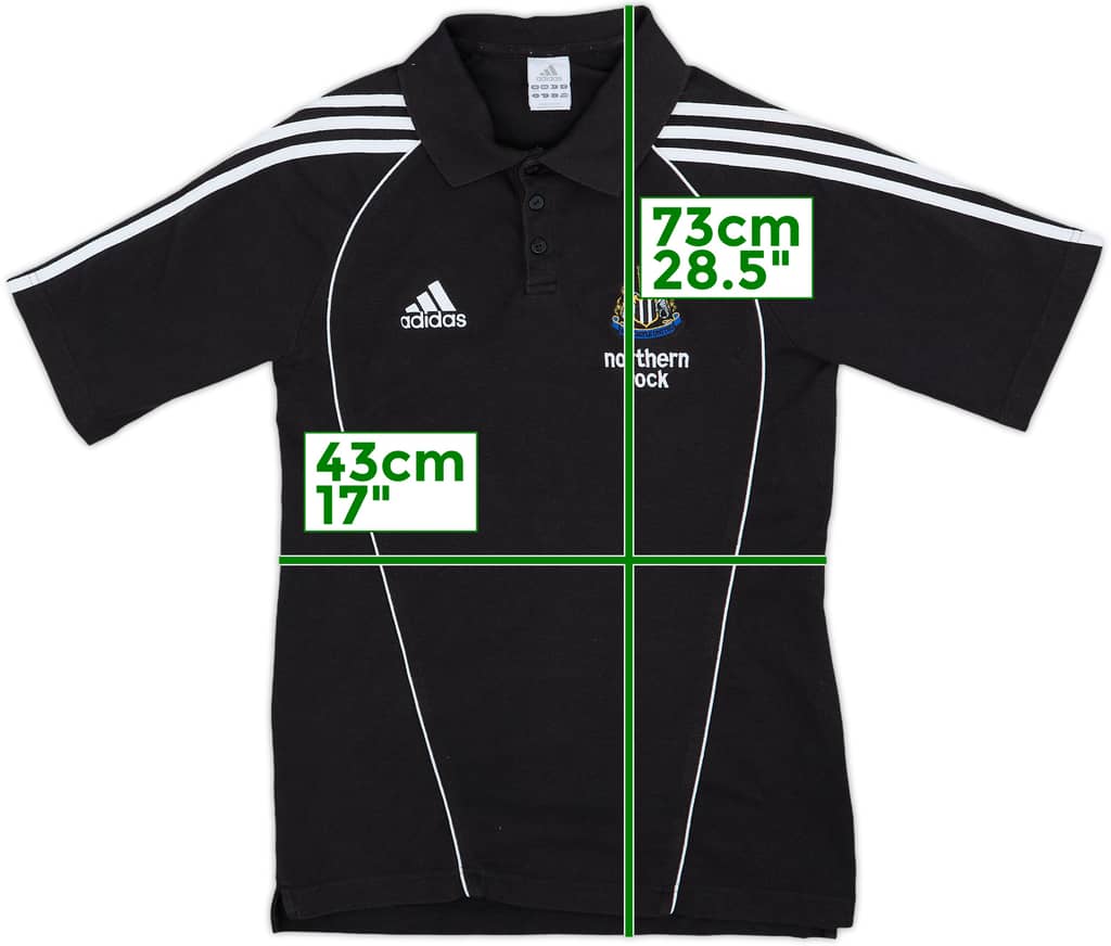 2005-06 Newcastle adidas Polo Shirt - 7/10 - (M)