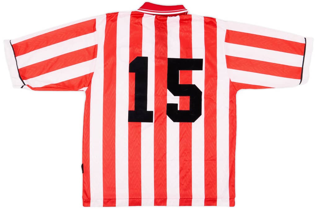 1996-98 Brentford Match Issue Home Shirt #15