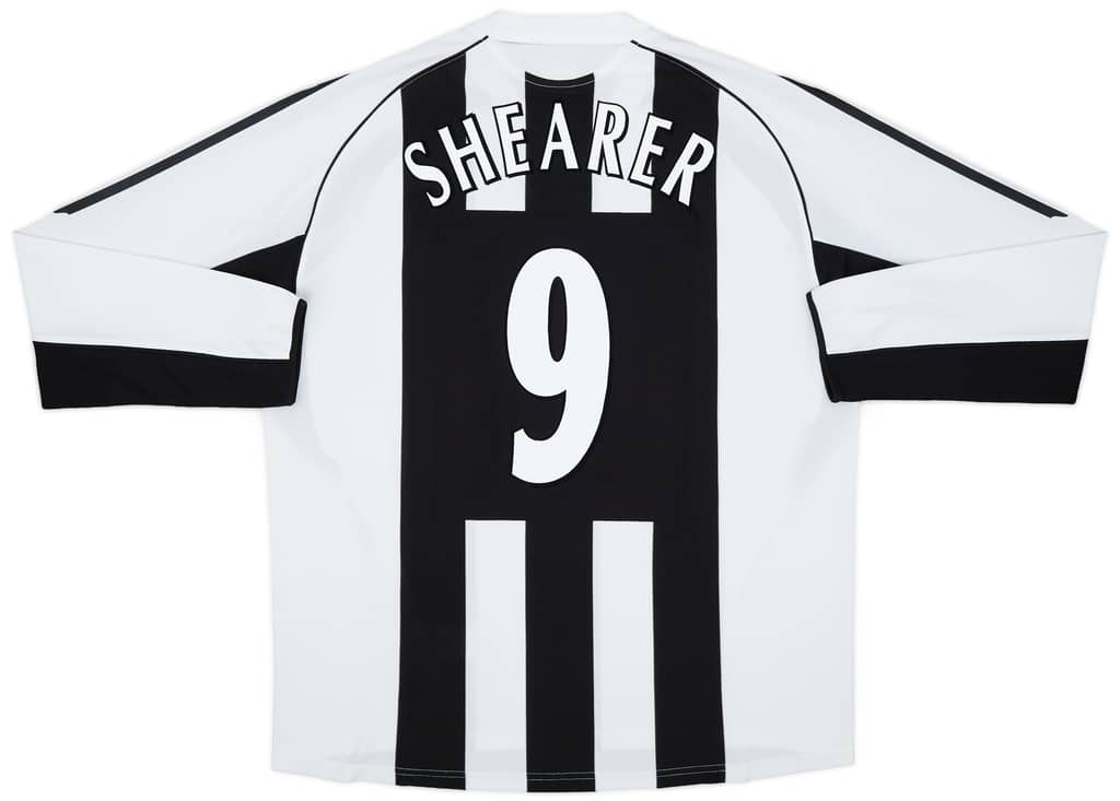 2005-07 Newcastle Home L/S Shirt Shearer #9 - 10/10 - (L)
