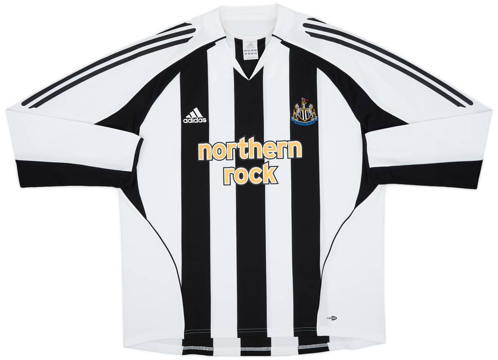 2005-07 Newcastle Home L/S Shirt Shearer #9 - 10/10 - (L)