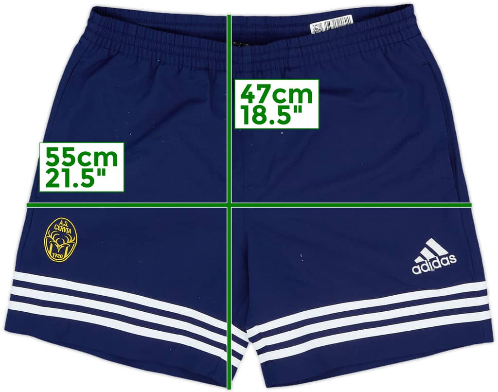2004-05 AS Cervia adidas Training Shorts - 5/10 - (S)