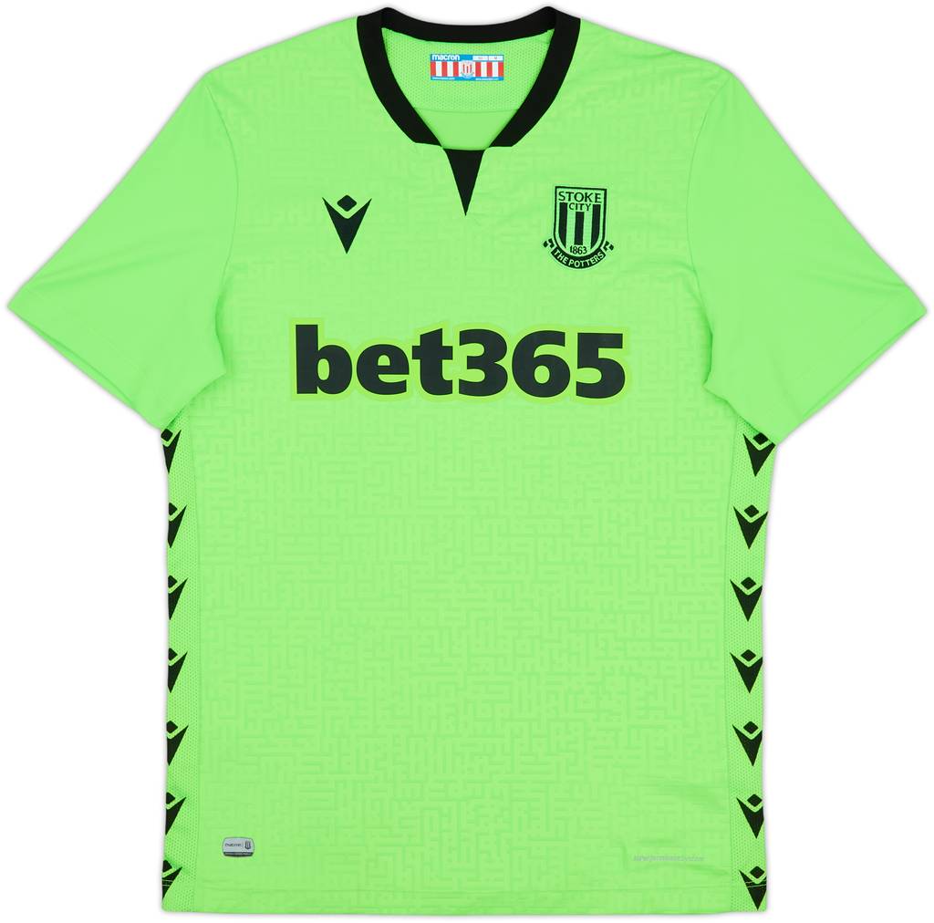 2021-22 Stoke City GK S/S Shirt - 10/10 - (M)