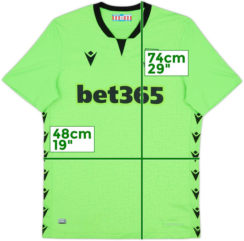2021-22 Stoke City GK S/S Shirt - 10/10 - (M)