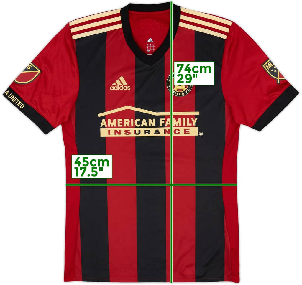 2017 Atlanta United Authentic Home Shirt - 8/10 - (M)