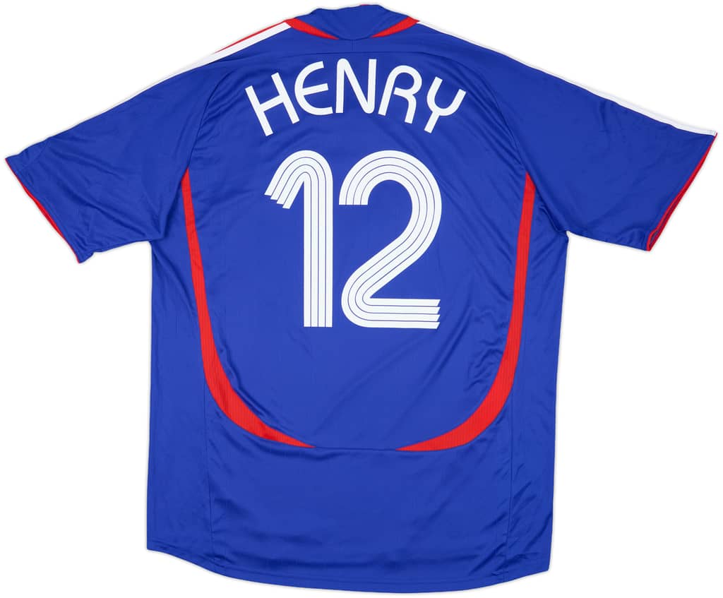2006-07 France Home Shirt Henry #12