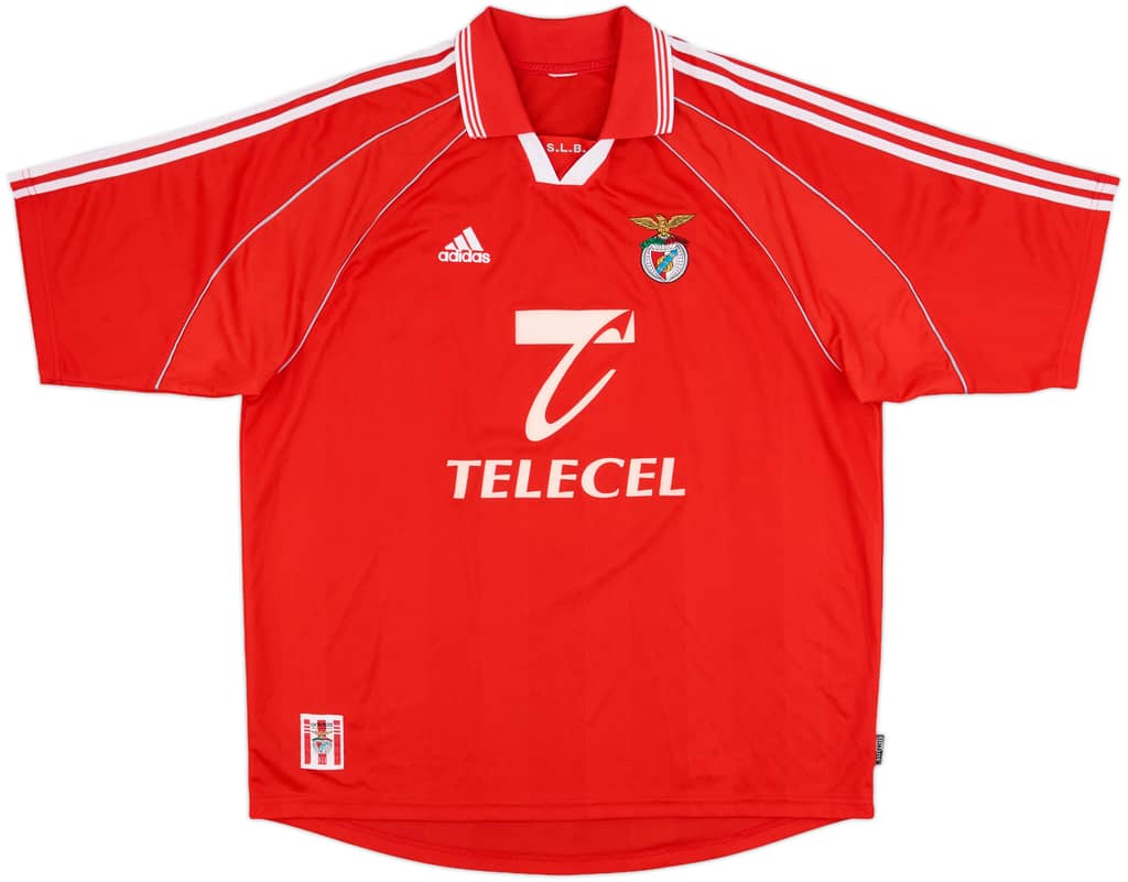 1999-00 Benfica Home Shirt - 8/10 - (XXL)