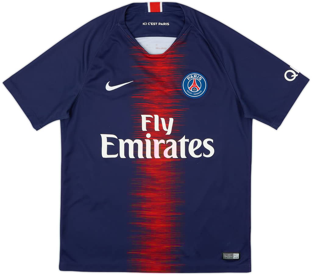 2018-19 Paris Saint-Germain Home Shirt Cavani #9 - 8/10 - (M)