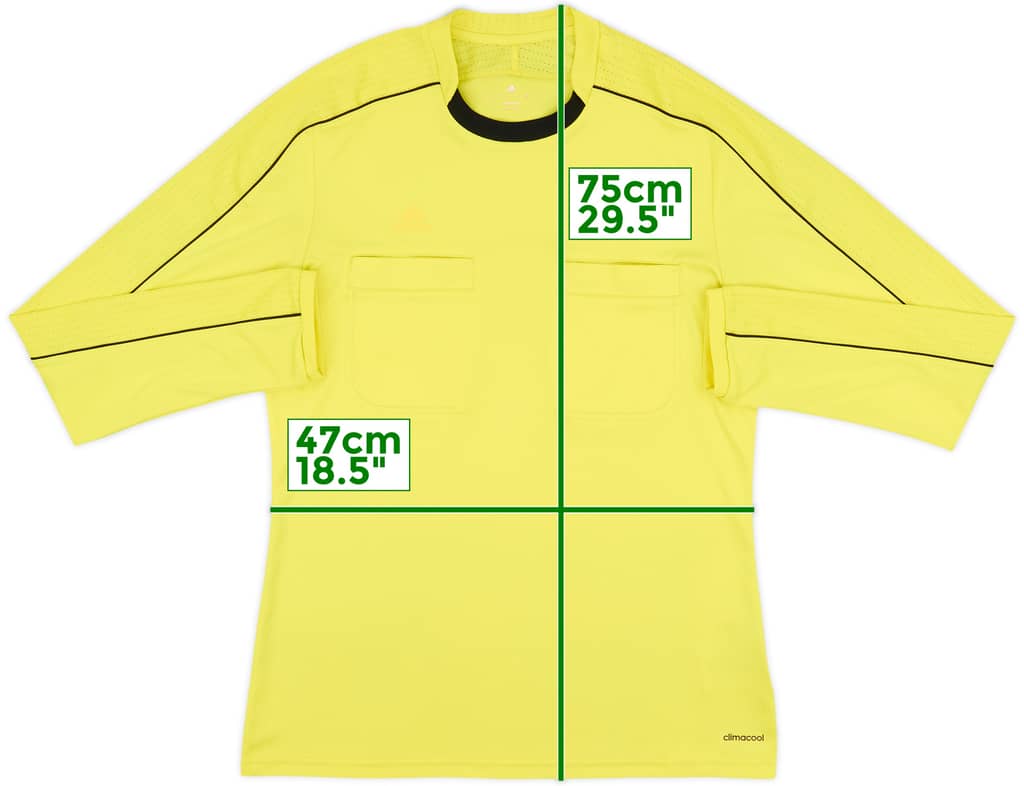 2016-17 adidas Referee Template L/S Shirt - 9/10 - (M)