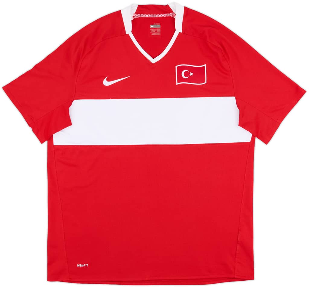 2008-10 Turkey Home Shirt - 8/10 - (L)