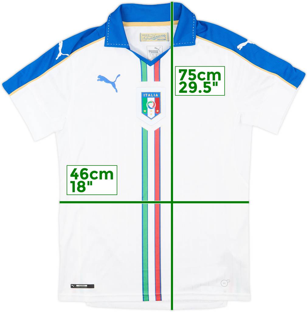 2016-17 Italy Away Shirt - 10/10 - (S)