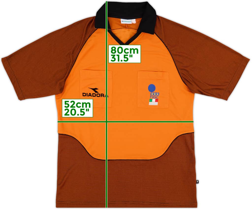1999-00 Italy Diadora Referee Shirt - 9/10 - (L)