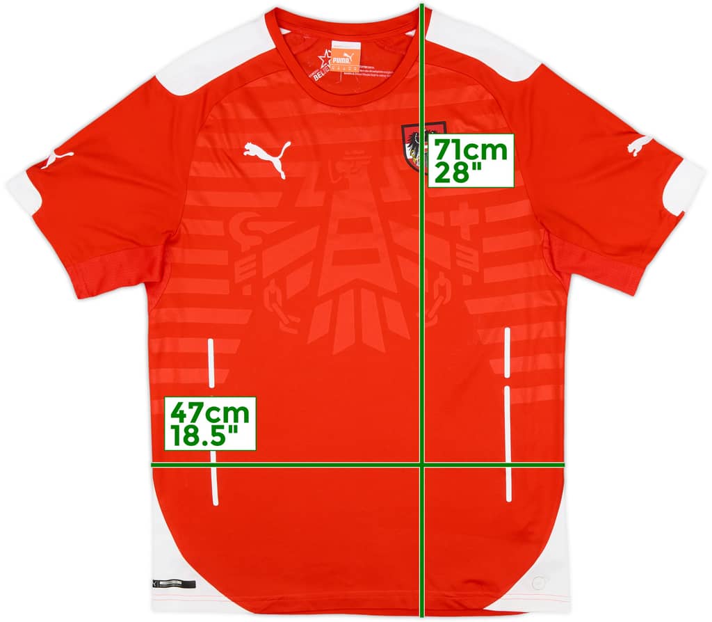2014-16 Austria Home Shirt - 7/10 - (M)