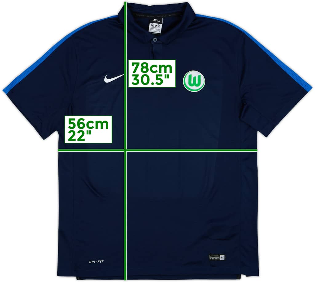 2016-17 Wolfsburg Nike Polo Shirt - 8/10 - (L)